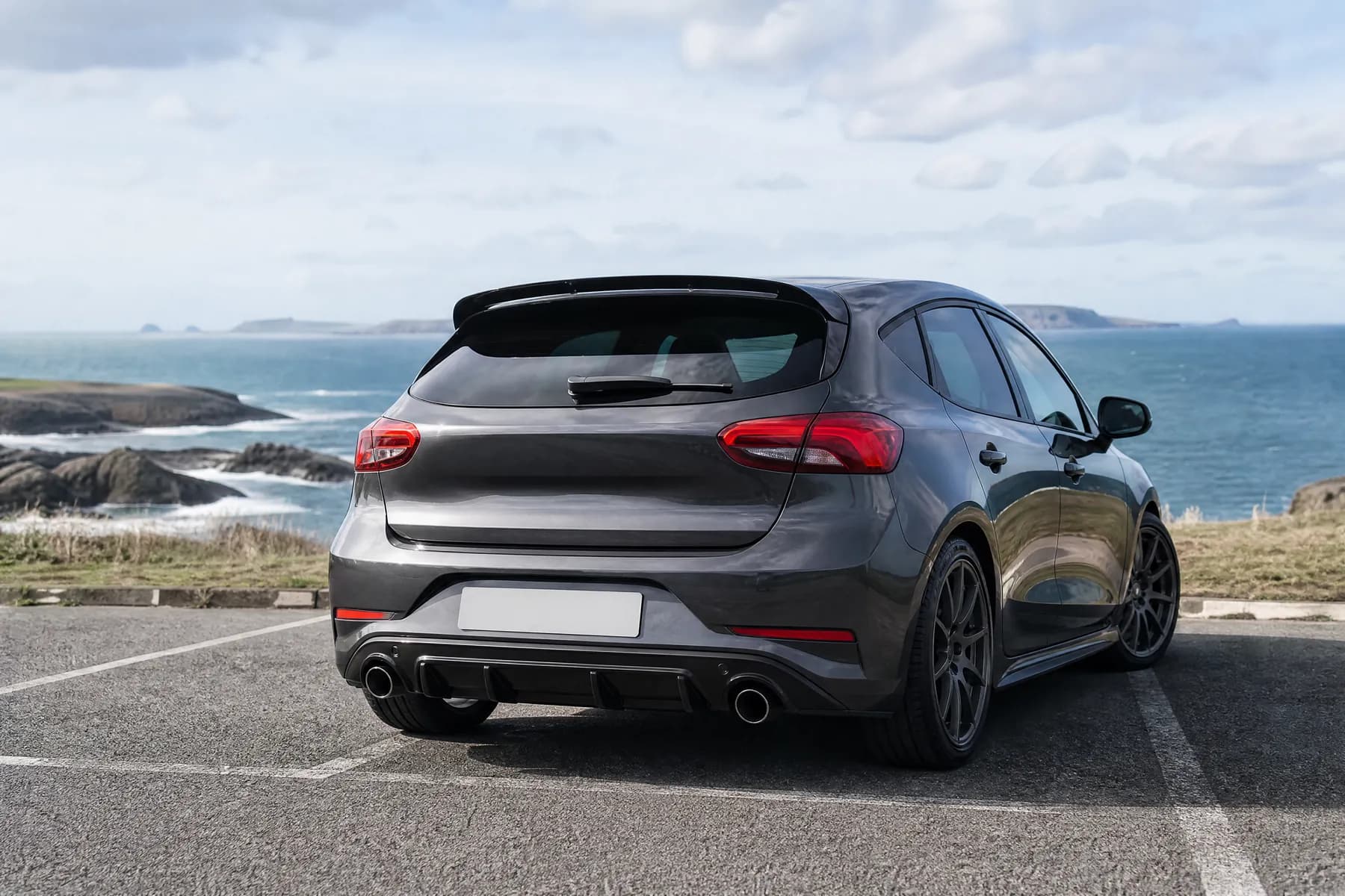 Original photo of a hot hatch