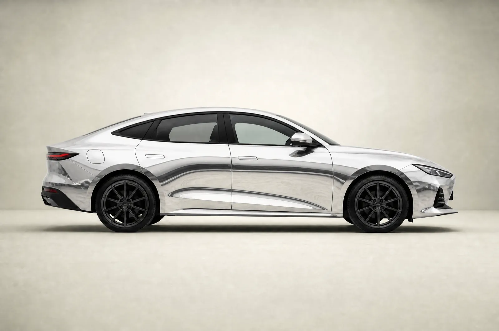 AI preview: fastback in Mirror Chrome