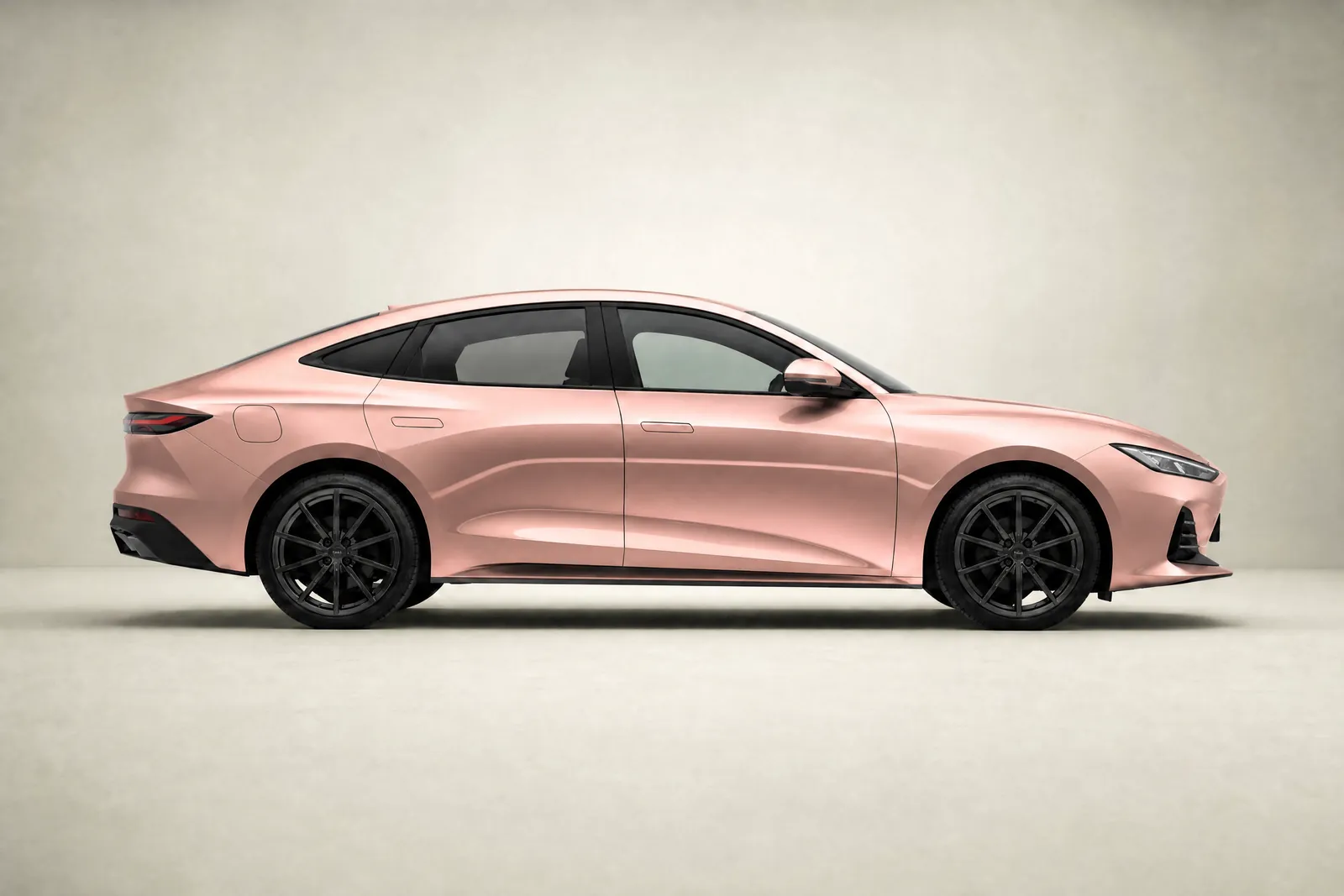 AI preview: fastback in Satin Rose Chrome